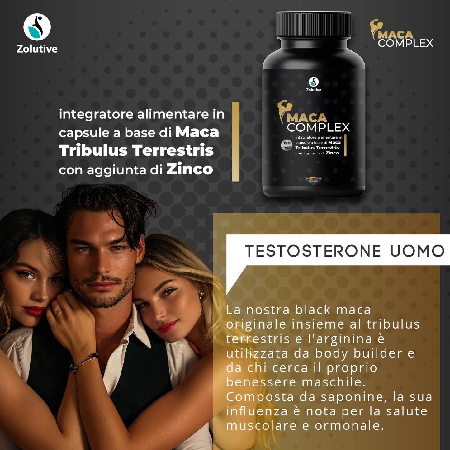 MACA COMPLEX - Energia, Vitalità e Performance per l'Uomo