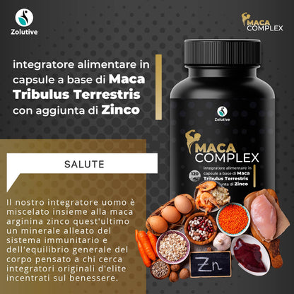 MACA COMPLEX - Energia, Vitalità e Performance per l'Uomo