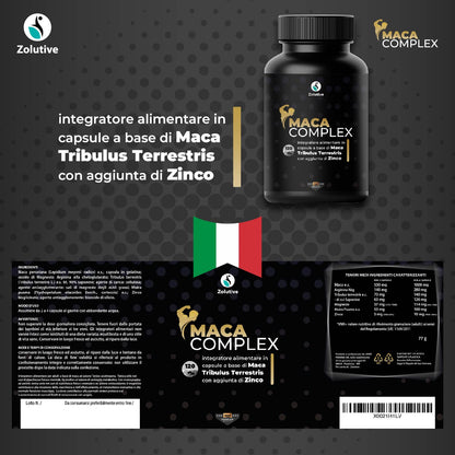 MACA COMPLEX - Energia, Vitalità e Performance per l'Uomo